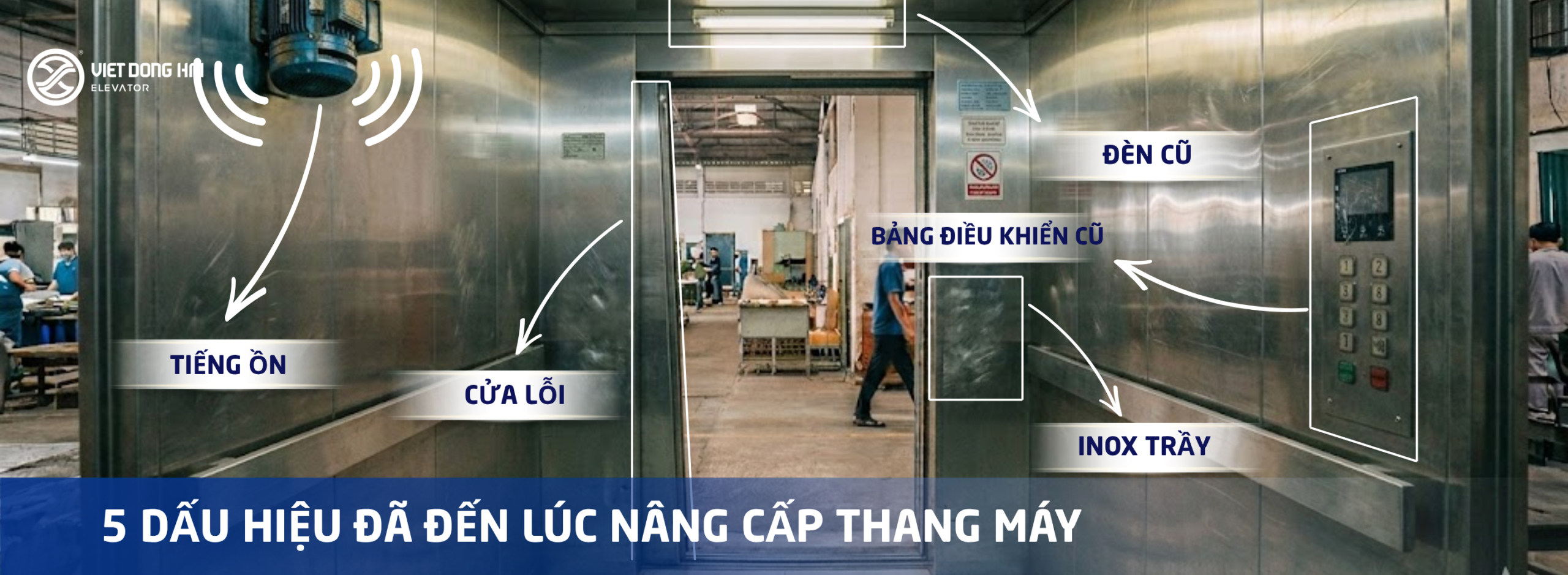 5 dấu hiệu đã đến lúc nâng cấp thang máy