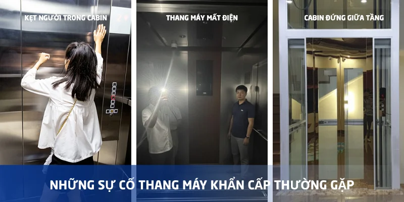 Những Sự Cố Thang Máy Khẩn Cấp Thường Gặp