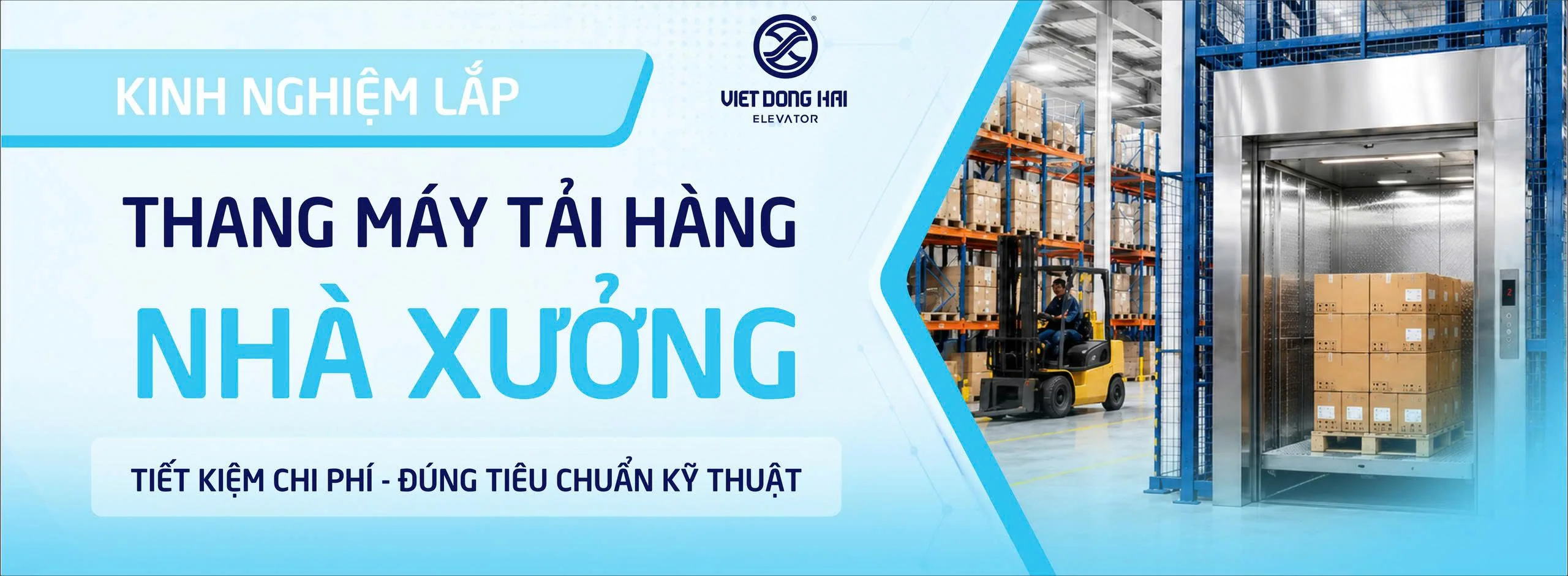 Kinh nghiệm lắp thang máy tải hàng nhà xưởng tiết kiệm