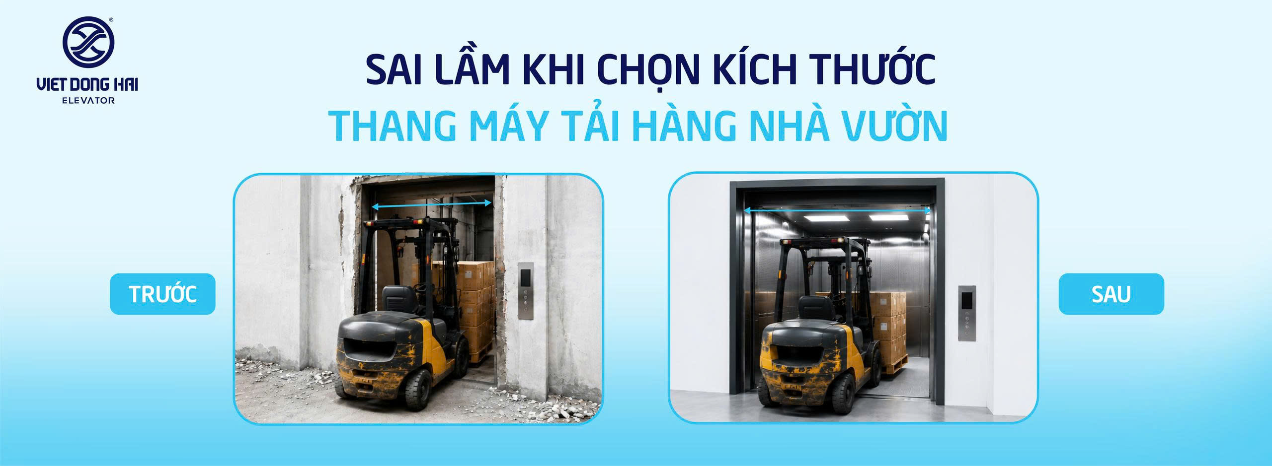 Sai lầm thường gặp khi chọn kích thước thang máy