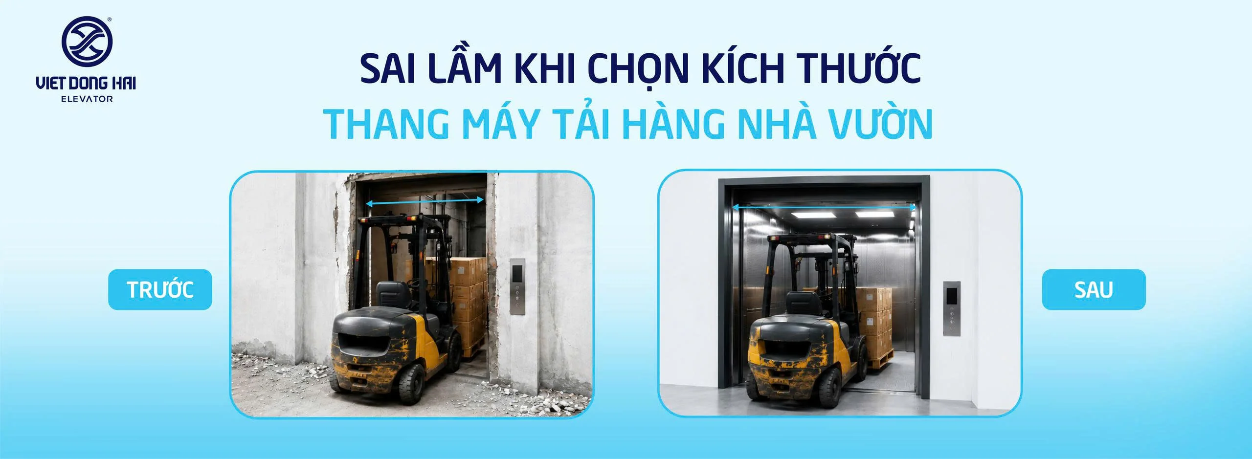 Sai lầm thường gặp khi chọn kích thước thang máy