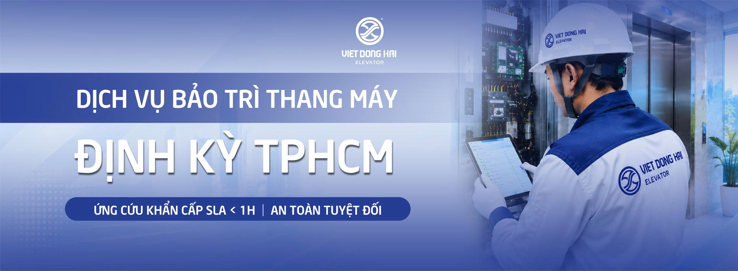 Dịch vụ bảo trì thang máy định kỳ TPHCM chuẩn SLA < 1H