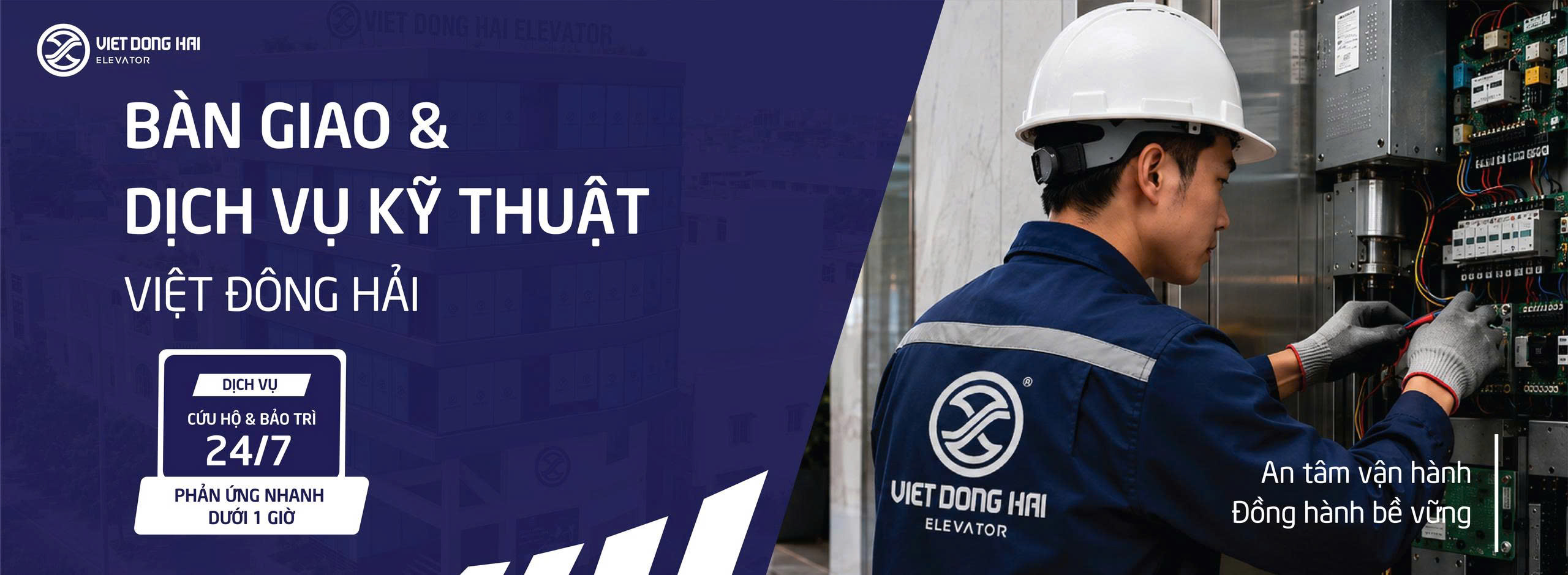 Đội ngũ kỹ thuật Việt Đông Hải xử lý sự cố nhanh chóng dưới 1 giờ và minh bạch thông tin bảo trì công trình
