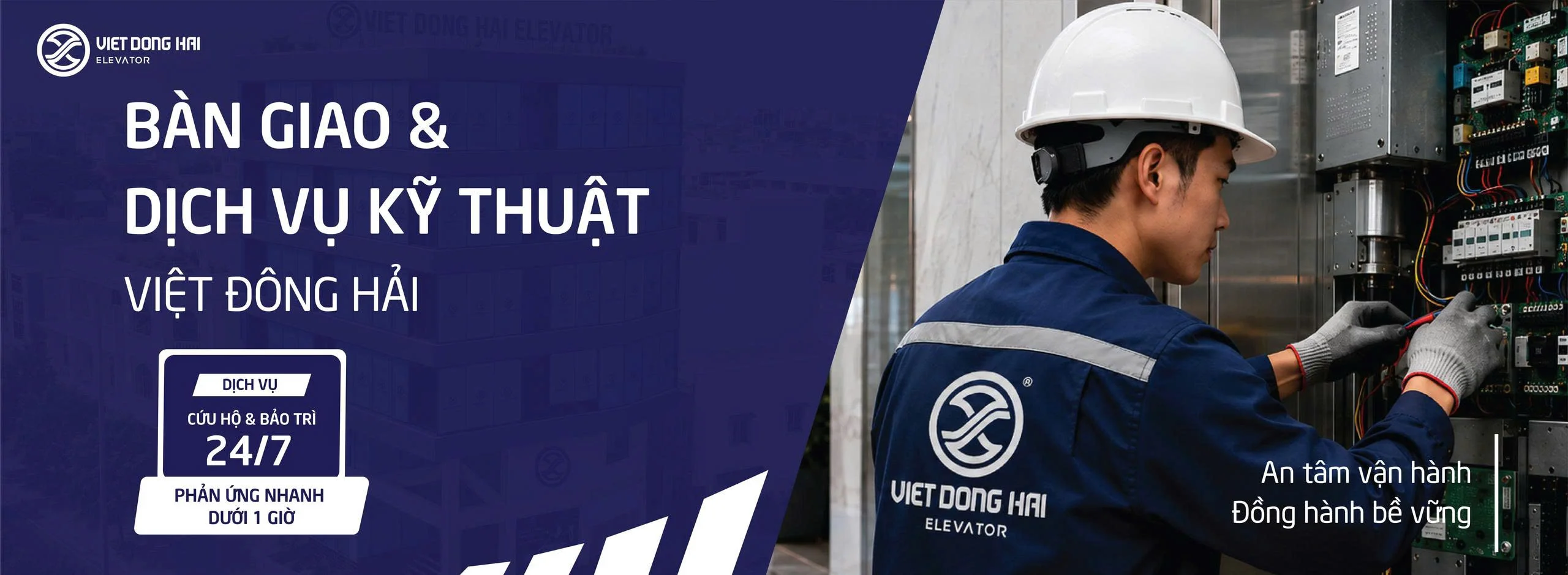 Đội ngũ kỹ thuật Việt Đông Hải xử lý sự cố nhanh chóng dưới 1 giờ và minh bạch thông tin bảo trì công trình