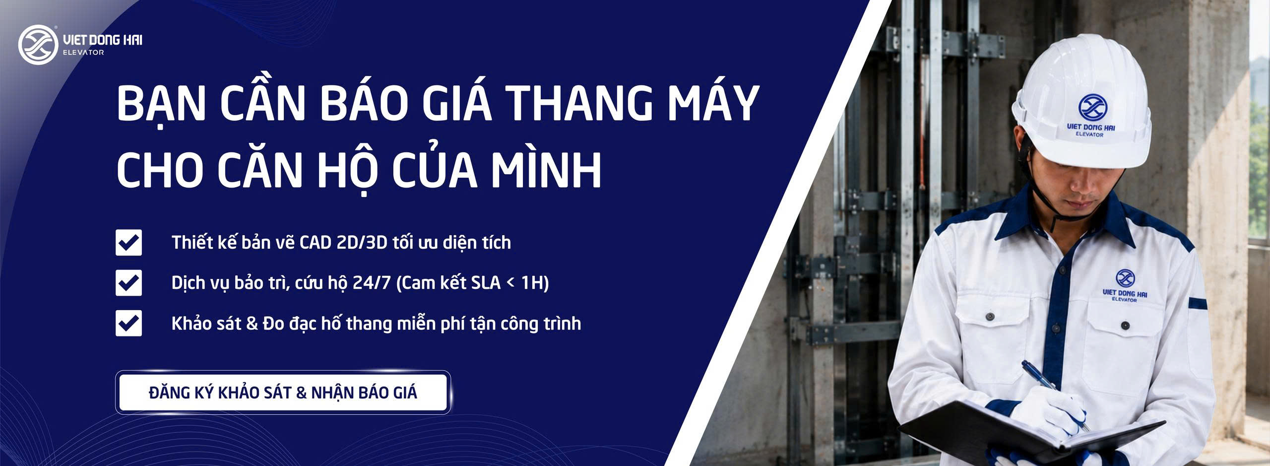 BÁO GIÁ THANG MÁY - LIÊN HỆ NGAY VIỆT ĐÔNG HẢI