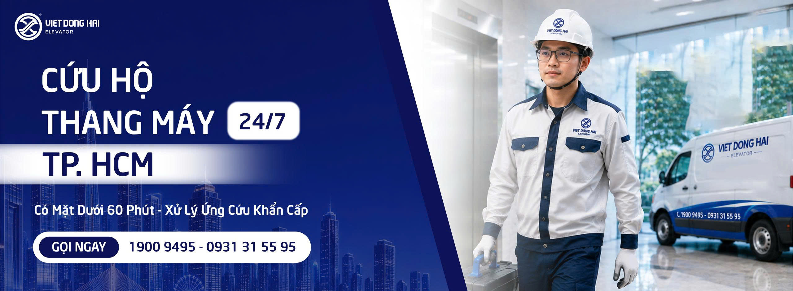 Cứu Hộ Thang Máy 24/7 TPHCM