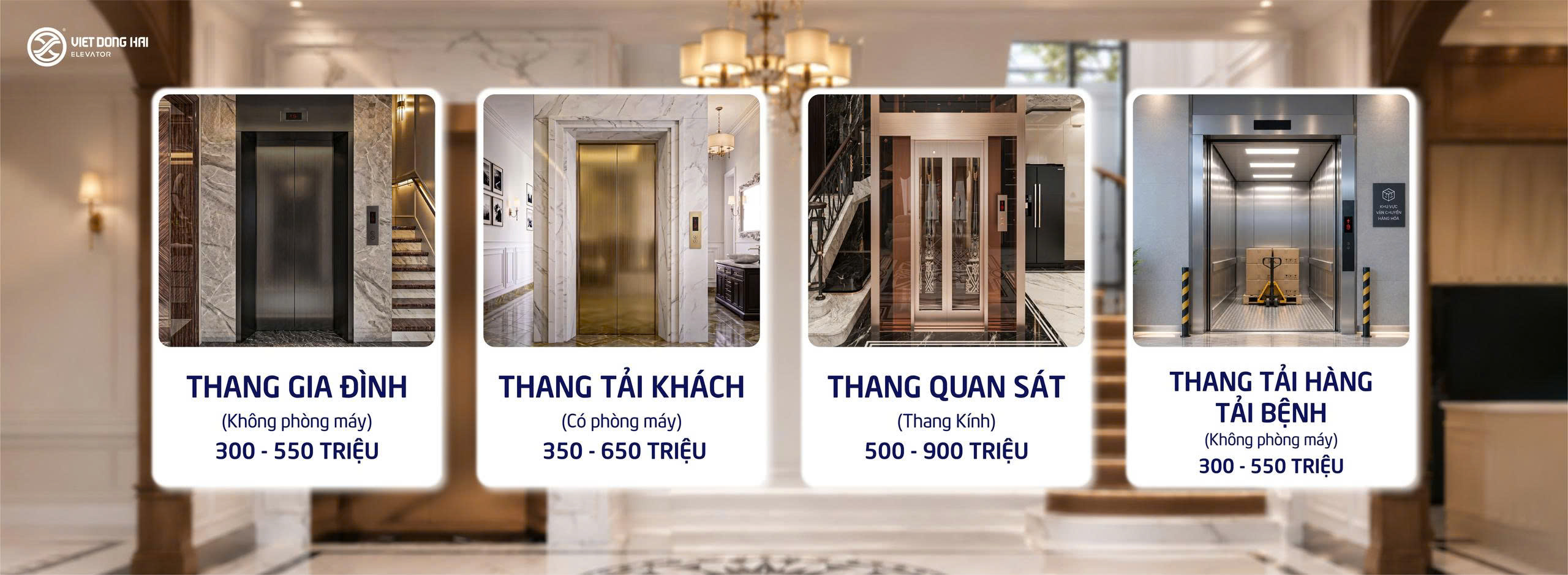 Bảng Giá Tham Khảo Thang Máy 2026