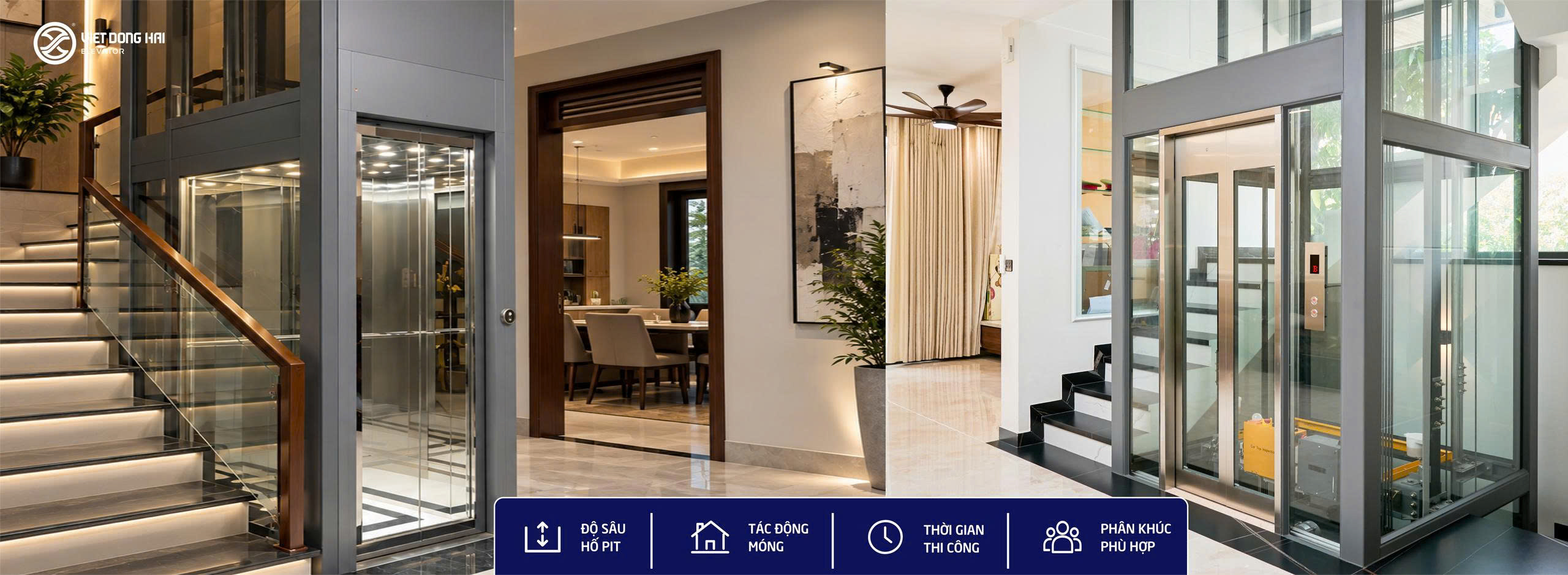 So Sánh Giữa Thang Mini Không Hố Pit Và Thang Máy Tuyền Thống