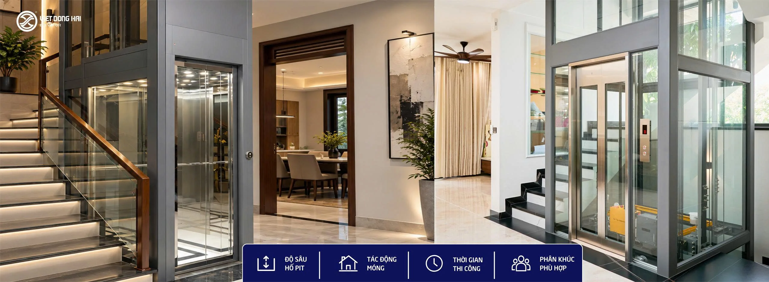 So Sánh Giữa Thang Mini Không Hố Pit Và Thang Máy Tuyền Thống
