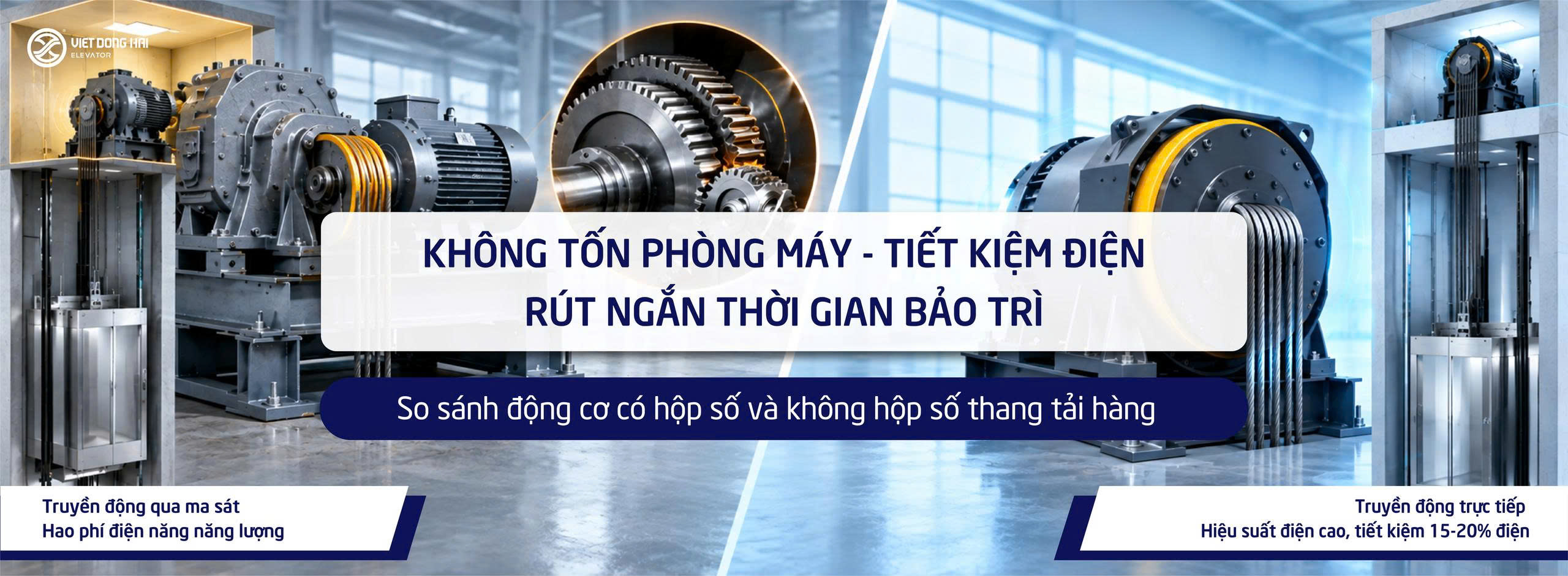 So sánh Động cơ Có hộp số vs Không hộp số