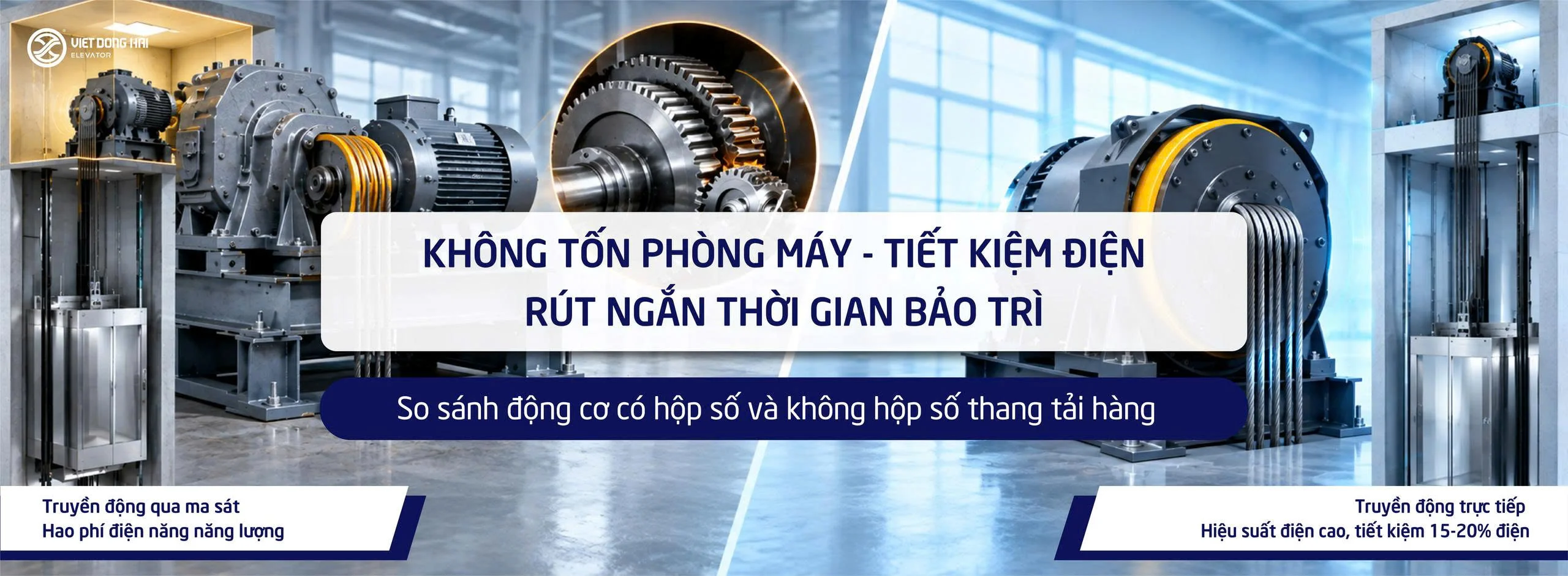 So sánh Động cơ Có hộp số vs Không hộp số