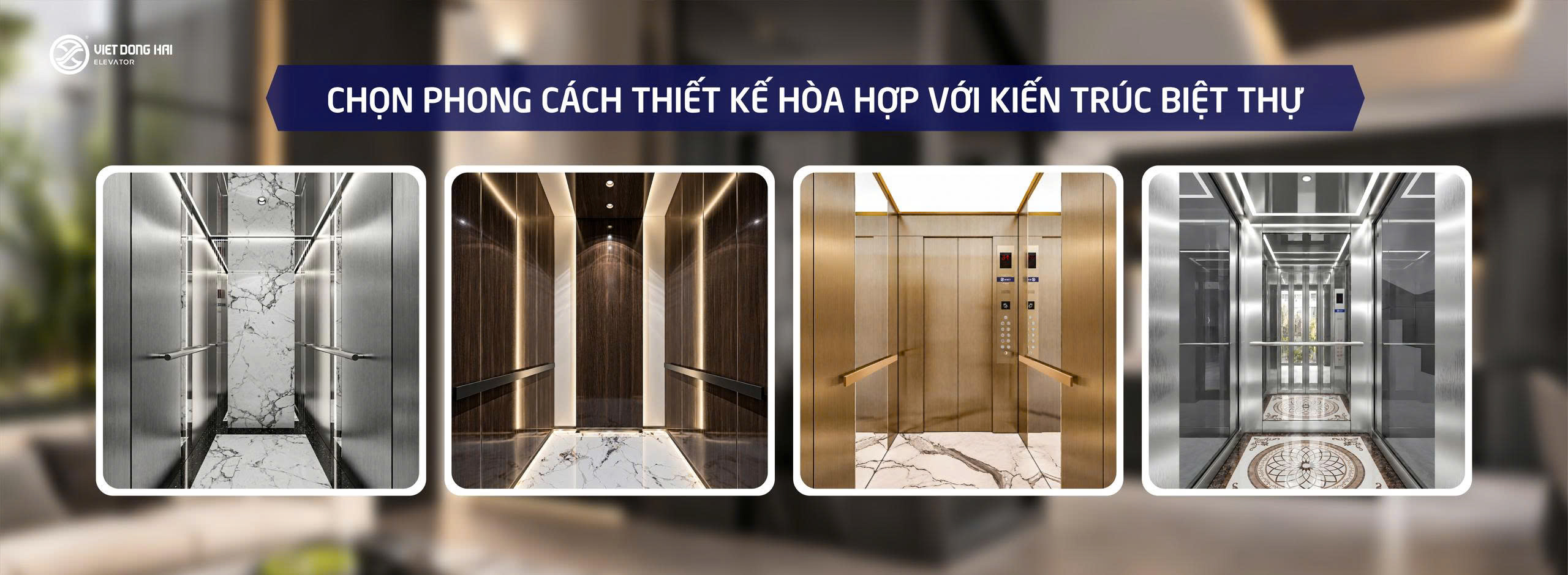 BỘ 4 PHONG CÁCH THIẾT KẾ THANG MÁY
