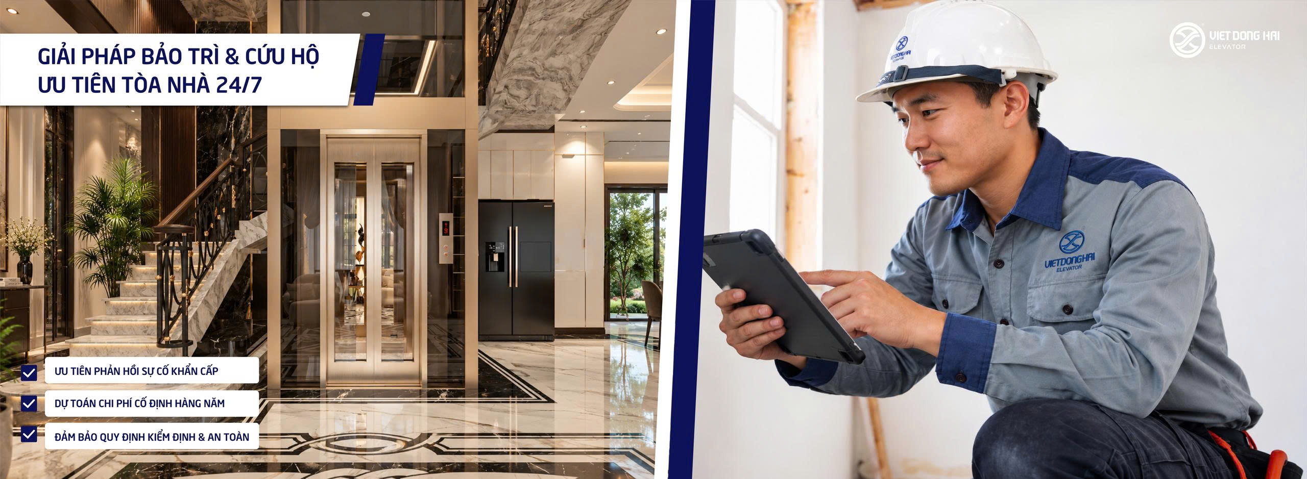 GIẢI PHÁP BẢO TRÌ VÀ CỨU HỘ ƯU TIÊN TÒA NHÀ 24H