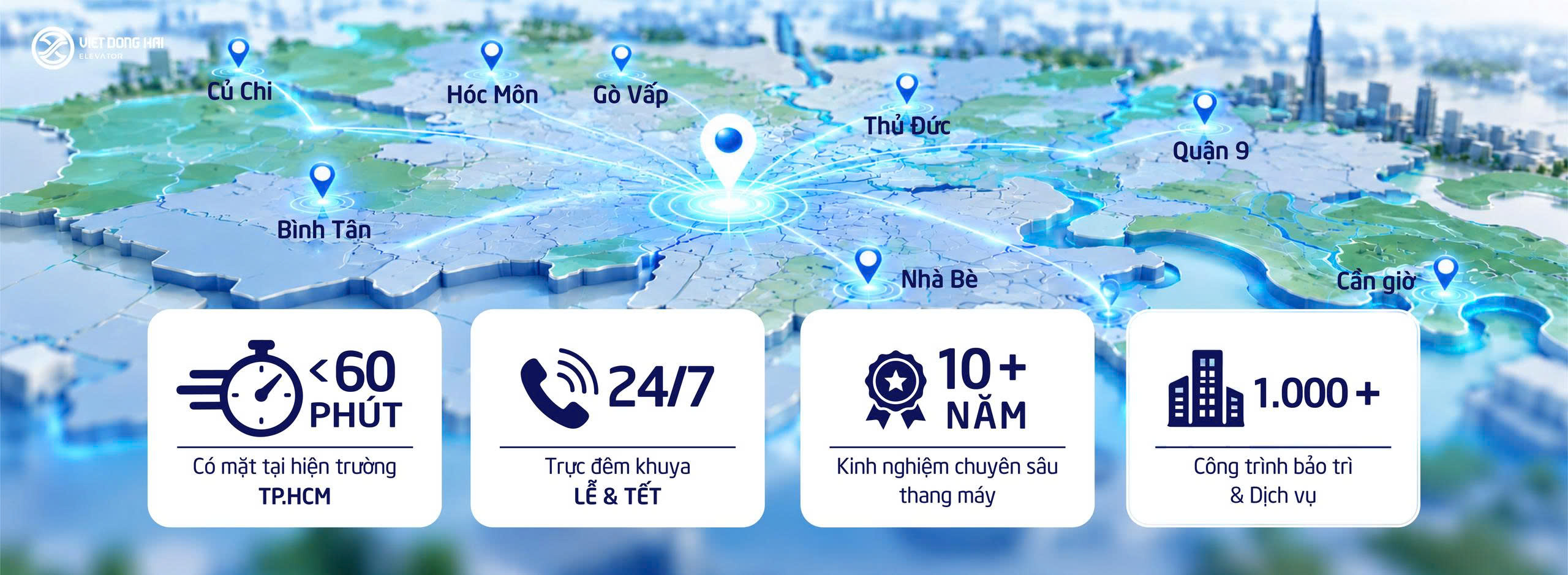 Lý do VDH là đơn vị cứu hộ thang máy nhanh nhất