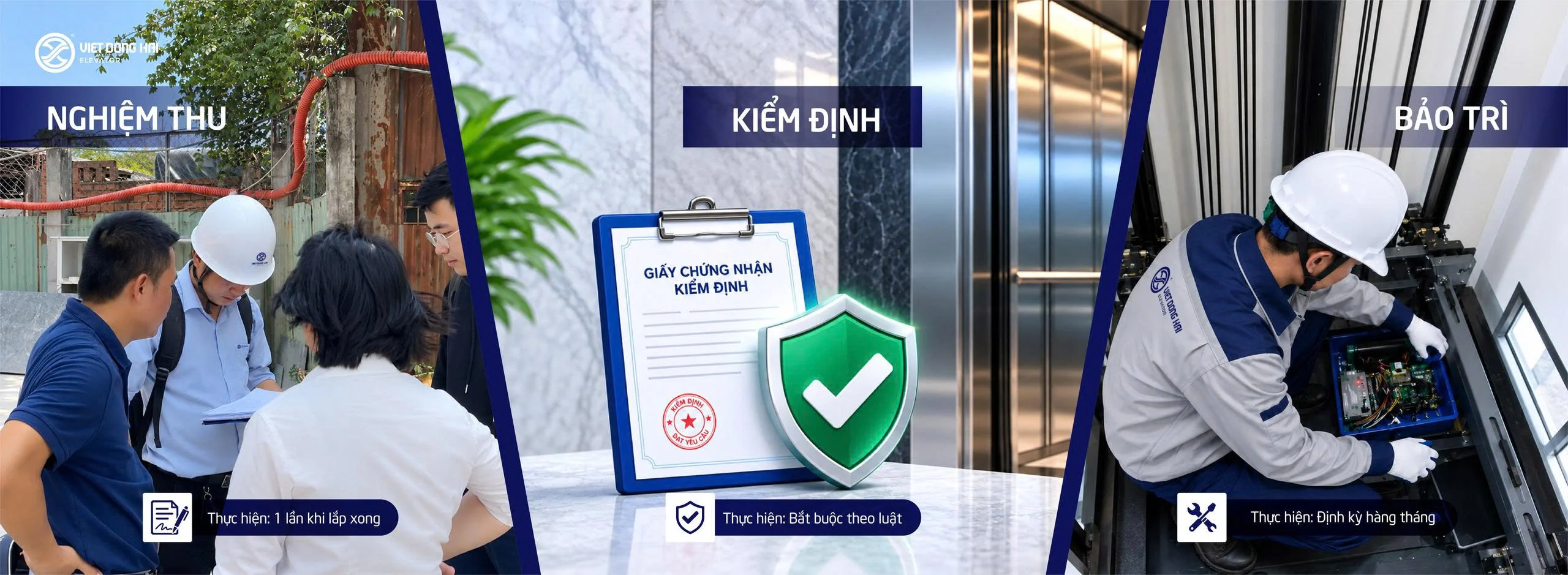 Phân biệt Kiểm định vs. Bảo trì vs. Nghiệm thu