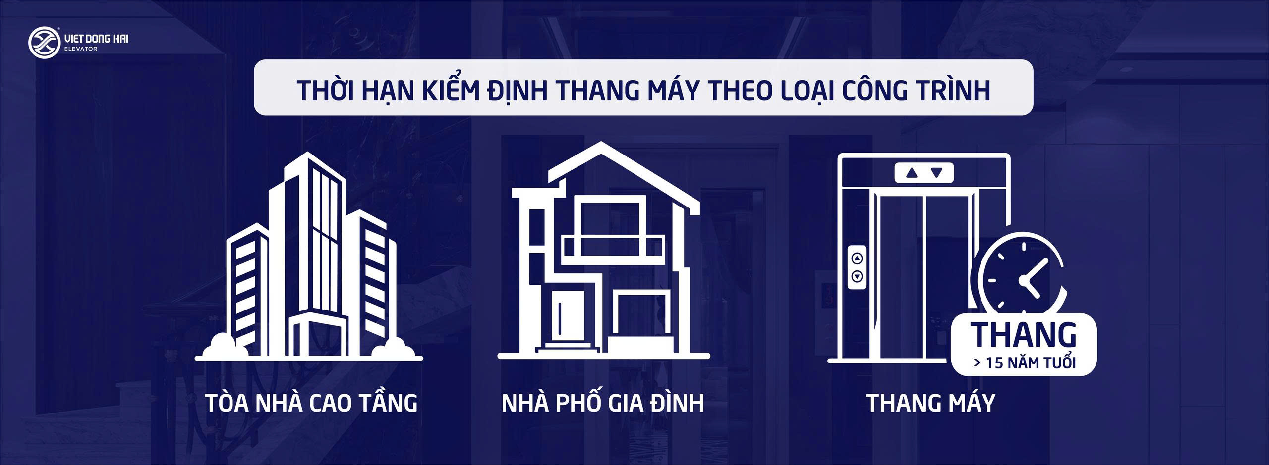 Thời hạn kiểm định thang máy theo loại công trình