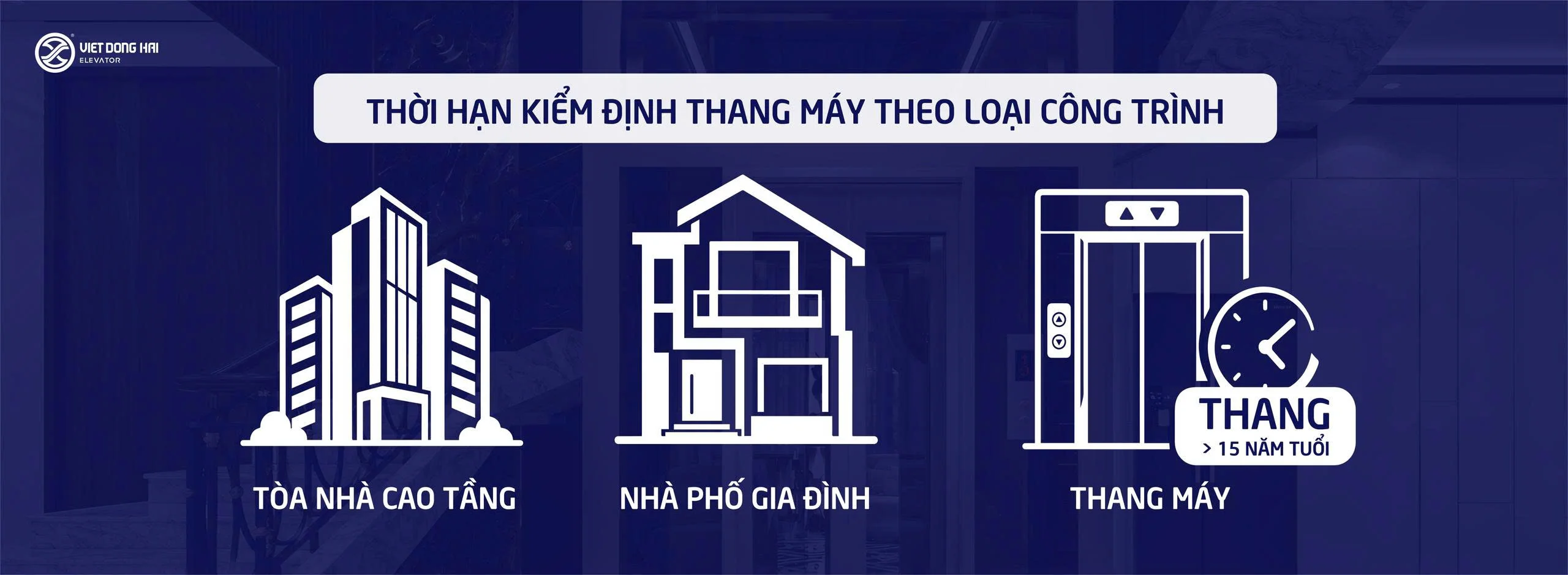 Thời hạn kiểm định thang máy theo loại công trình